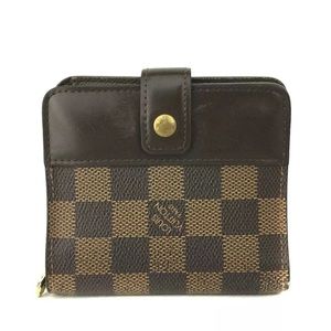 Louis Vuitton Damier Ebene Compact Zip Bifold Wallet